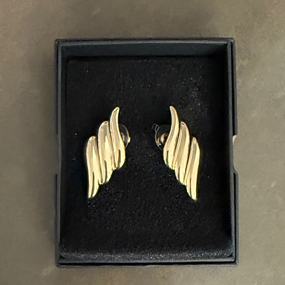 Coorweel Large Gold Statement Chunky Stud Earrings